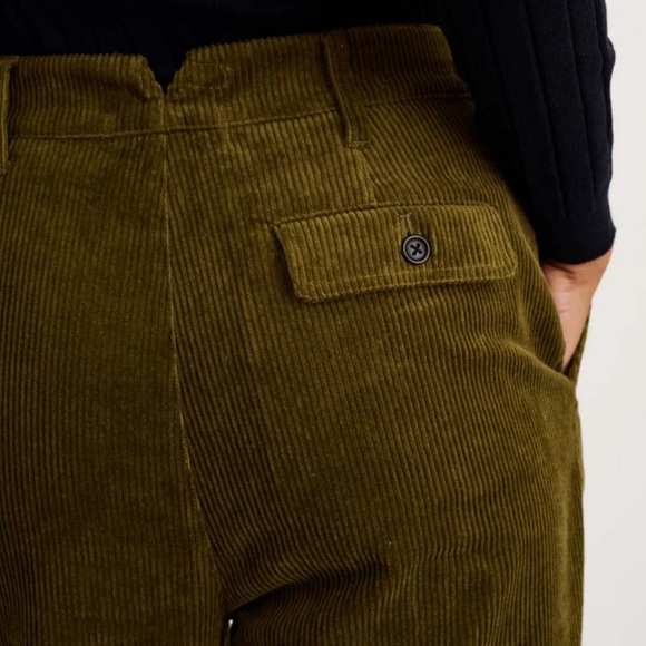 NWT ALEX MILL Boy Pant in Rugged Corduroy - Dark Olive - Size 8 - Picture 4 of 13